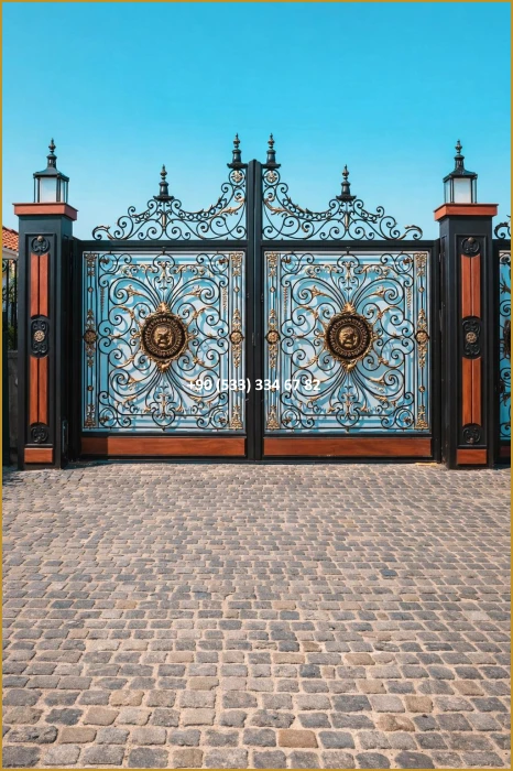 VİLLA KAPILARI-FERFORJE VİLLA KAPILAR-VİLLA GİRİŞ KAPILAR-BAHÇE KAPILARI-FERFORJE KAPILAR mod8827