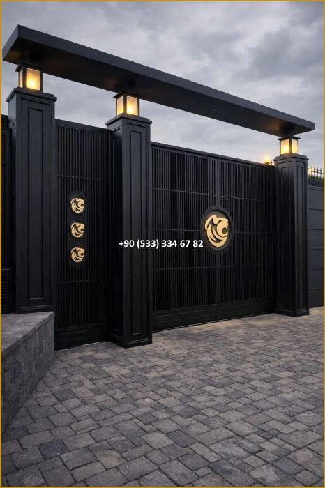 VİLLA KAPILARI-FERFORJE VİLLA KAPILAR-VİLLA GİRİŞ KAPILAR-BAHÇE KAPILARI-FERFORJE KAPILAR mod8504