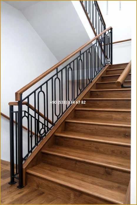 MERDİVEN KORKULUKLARI- MERDİVEN KORKULUK TASARIMI- FERFORJE MERDİVEN KORKULUK MODELLERİ mod8551