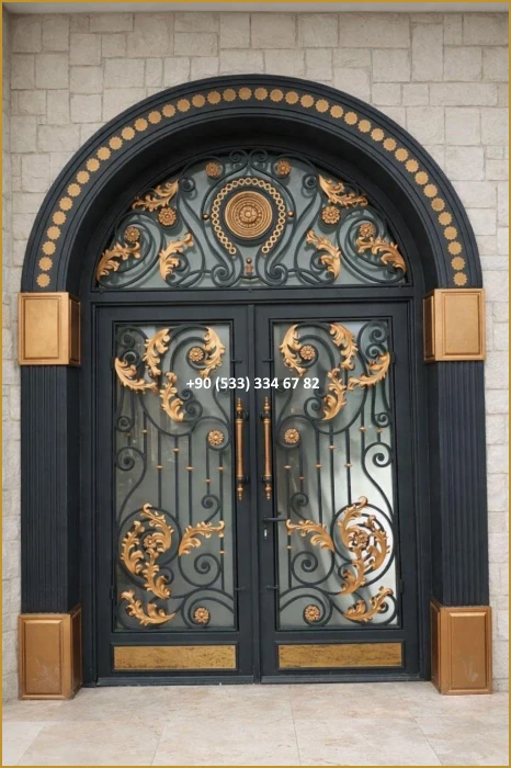 VİLLA KAPILARI-FERFORJE VİLLA KAPILAR-VİLLA GİRİŞ KAPILAR-BAHÇE KAPILARI-FERFORJE KAPILAR mod8464