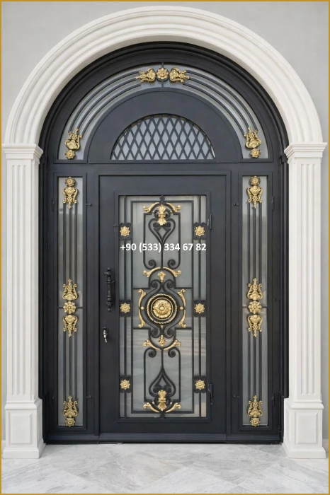 VİLLA KAPILARI-FERFORJE VİLLA KAPILAR-VİLLA GİRİŞ KAPILAR-BAHÇE KAPILARI-FERFORJE KAPILAR mod8469