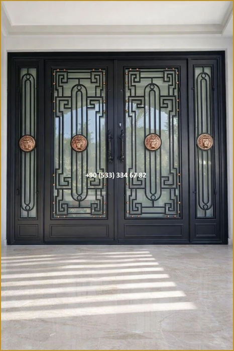 VİLLA KAPILARI-FERFORJE VİLLA KAPILAR-VİLLA GİRİŞ KAPILAR-BAHÇE KAPILARI-FERFORJE KAPILAR mod8473