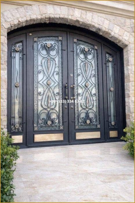 VİLLA KAPILARI-FERFORJE VİLLA KAPILAR-VİLLA GİRİŞ KAPILAR-BAHÇE KAPILARI-FERFORJE KAPILAR mod8494