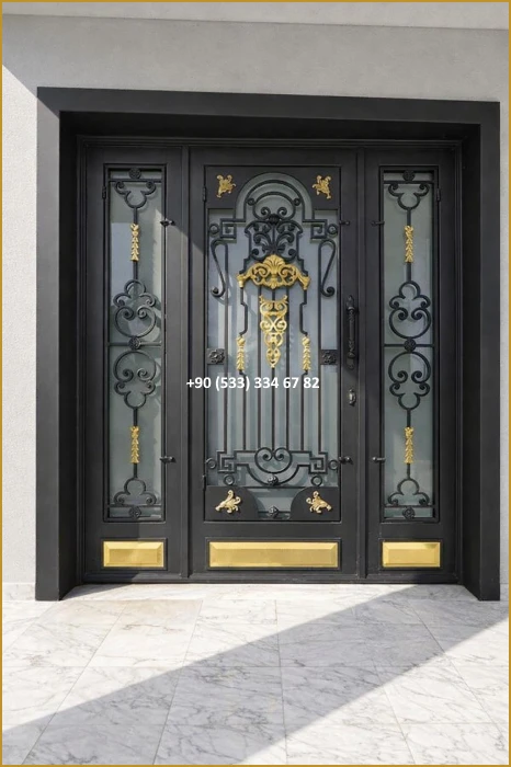 VİLLA KAPILARI-FERFORJE VİLLA KAPILAR-VİLLA GİRİŞ KAPILAR-BAHÇE KAPILARI-FERFORJE KAPILAR mod8440