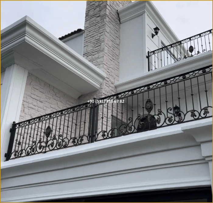 BALKON KORKULUK MODELLERİ-FERFORJE BALKON KORKULUK MODELLERİ-BALKON KORKULUK ÇEŞİTLERİ mod8873