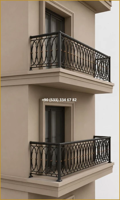 BALKON KORKULUK MODELLERİ-FERFORJE BALKON KORKULUK MODELLERİ-BALKON KORKULUK ÇEŞİTLERİ mod8941