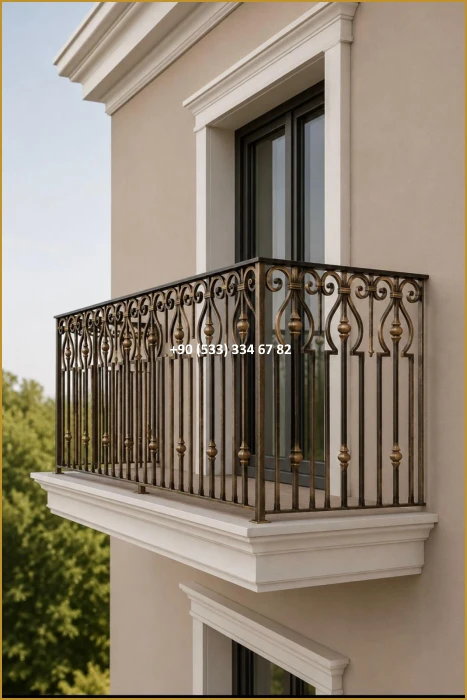 BALKON KORKULUK MODELLERİ-FERFORJE BALKON KORKULUK MODELLERİ-BALKON KORKULUK ÇEŞİTLERİ mod8949
