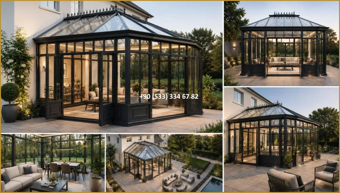KIŞ BAHÇESİ-GAZEBO-FERFORJE KIŞ BAHÇESİ-KAMELYA-FERFORJE KAMELYA mod8913