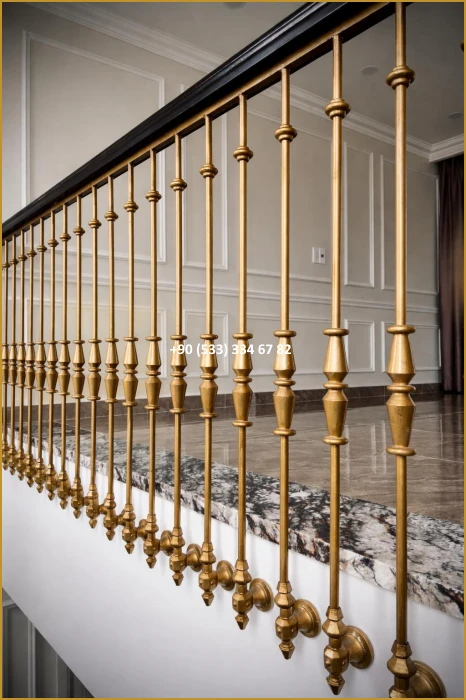 MERDİVEN KORKULUKLARI- MERDİVEN KORKULUK TASARIMI- FERFORJE MERDİVEN KORKULUK MODELLERİ mod8425