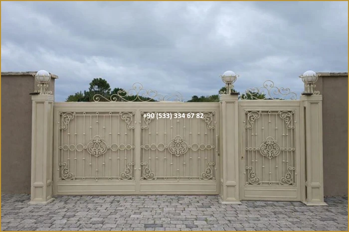 VİLLA KAPILARI-FERFORJE VİLLA KAPILAR-VİLLA GİRİŞ KAPILAR-BAHÇE KAPILARI-FERFORJE KAPILAR mod8436