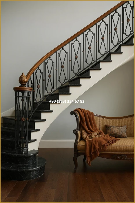 MERDİVEN KORKULUĞU/VİLLA MERDİVEN KORKULUĞU/İÇ MERDİVEN KORKULUKLARI mod8354